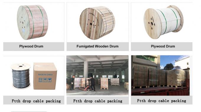 Wewnętrzny kabel światłowodowy FTTH, cena fabryczna, kabel światłowodowy do domu dla sieci telekomunikacyjnych 3