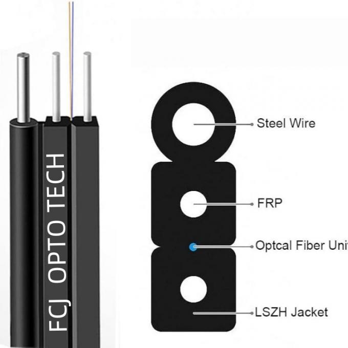 FTTH INDOOR OUTDOOR GJYXCH Kabel optyczny FRP 1 2 4 4