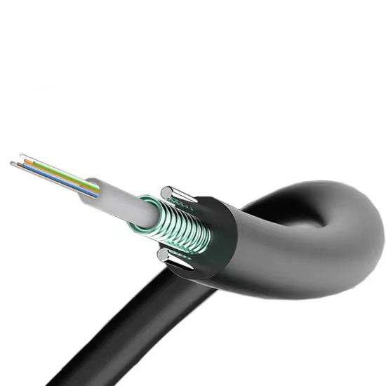 GYXTW Blinded Single Mode Fiber Optic Cable z osłoną HDPE do użytku w powietrzu i kanałach 1