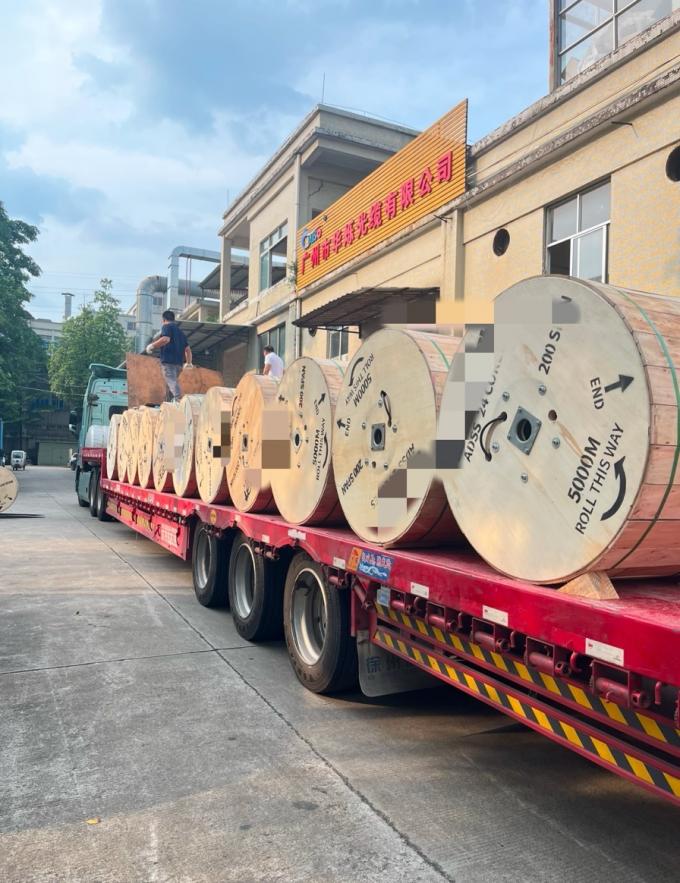 Fabryczny kabel światłowodowy GYTS53-96 rdzeni, zbrojony zewnętrzny, podwójna powłoka G652D, wysyłka tego samego dnia 12