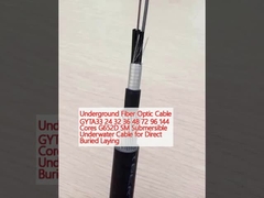 Podziemny kabel światłowodowy GYTA33 24 32 36 48 72 96 144 Rdzeń G652D SM Podwodny kabel podwodny do bezpośredniego układania zakopanych