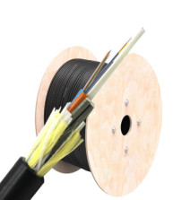 HDPE 12/24/48/96 Core ADSS Fiber Optic Cable With Aramid Yarn
