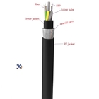 Aramid Yarn Strength Single Mode Single Jacket ADSS Optical Fiber Cable
