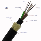 Aramid Yarn Outdoor Aireal Single Mode Fiber Optic Cable 24 Core ADSS OFC Fiber  Cable