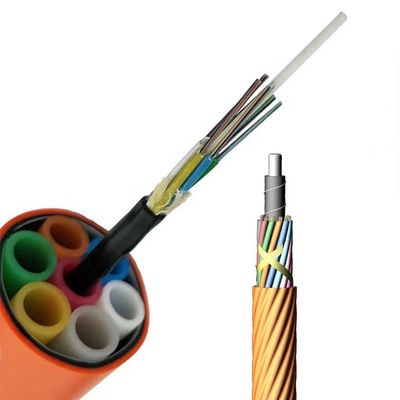 GCYFY Air-Blown Fiber Optic Cable 2 To 144 Cores Single-Mode For Outdoor Microducts