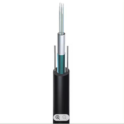 Armored GYXTW Optical Fiber Cable Single Mode HDPE Sheath for Duct and Aerial Installation