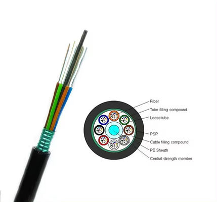 GYTS Armored Underground Fiber Optic Cable 2-288 Cores Direct Burial