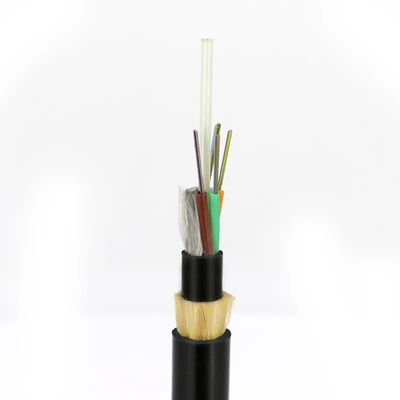 Outdoor Double HDPE Jacket ADSS Aerial Fiber Optic Cable Multi Cores Aramid Yarn