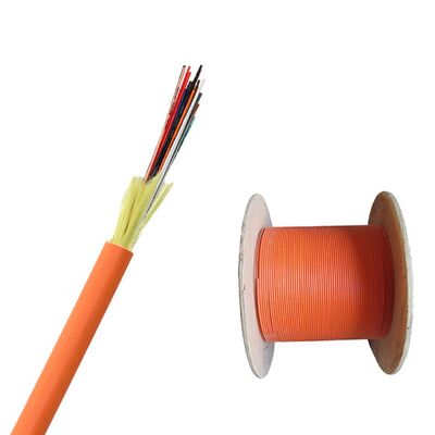 Jakość  GJFJV Multi Mode 6 12 24 Core High Performance Tight Buffered Indoor Optical Cable fabryka
