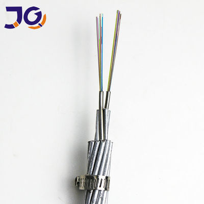 Jakość  OPGW Optical Power Ground Wire Fiber Optic Cable 24 48 Core Single Mode Overhead Power Transmission fabryka