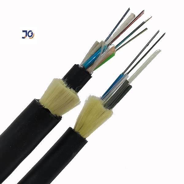 HDPE Overhead Outdoor No Metal 12/24/36/48 Cores Singlemode ADSS Fiber Optic Cable