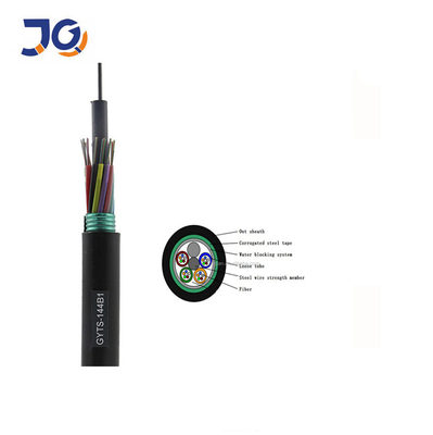 Kabel światłowodowy Kanał pancerny GYTS 24 48 96 144 288 Rdzenie Kabel światłowodowy