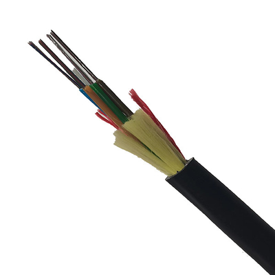 Aerial Outdoor 12/24/36/48 / 96 rdzeni Jednomodowy kabel światłowodowy ADSS z HDPE