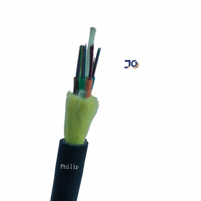 Bez metalu, w całości dieletryczny, samonośny, jednomodowy kabel światłowodowy ADSS HDPE w osłonie przędzy