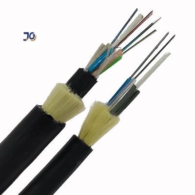 HDPE Overhead Outdoor No Metal 12/24/36/48 Rdzenie Jednomodowy kabel światłowodowy ADSS