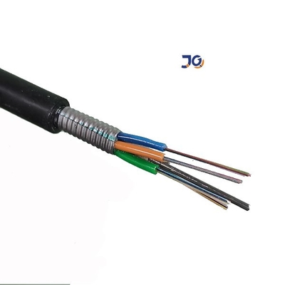 Drut stalowy Jednomodowy kabel światłowodowy 24/48 / 96c GYTS / GYTA