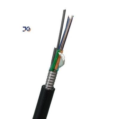 Jednomodowy 12/24/48 rdzeniowy opancerzony zewnętrzny kabel optyczny GYTS GYTA