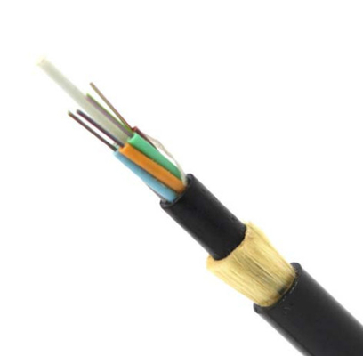 Kabel ADSS All - Dielectric Double Jacket Instalacja anteny Kabel światłowodowy o rozpiętości 150 m i rozpiętości 48