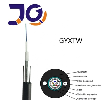 2 4 6 8 10 12 24 rdzeniowy kabel światłowodowy GYXTW opancerzony jednomodowy