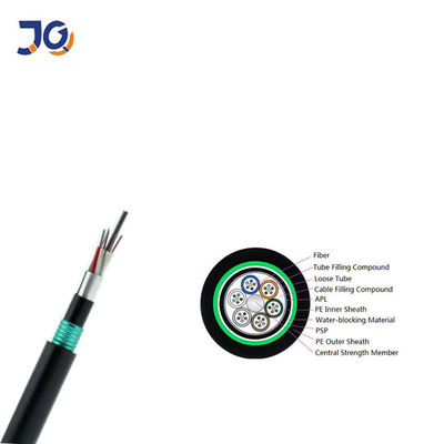 Ognioodporny LSZH GYZTA53 HDPE GYTA53 Podziemny bezpośrednio zakopany kabel światłowodowy 4 8 12 24 48 96 rdzeni