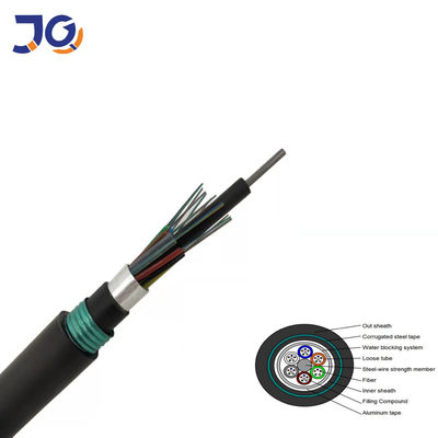 Underground Direct Burial Double Jackets opancerzony GYTA53 4 8 12 24 48 96 144 rdzeniowy kabel światłowodowy