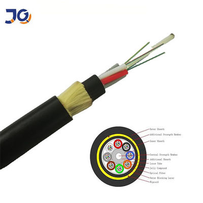 4 6 8 10 12 24 48 96 144 rdzeń ADSS antenowy kabel światłowodowy dielektryczny zewnętrzny kabel światłowodowy