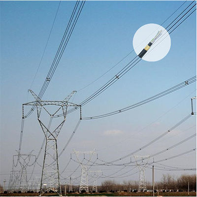 Kabel światłowodowy jednowarunkowy 24 rdzenia ADSS Span 100m Kabel światłowodowy