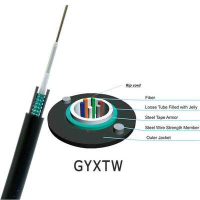 China Producent kabli światłowodowych FTTH Kabel światłowodowy SM G652D 12 Kabel światłowodowy