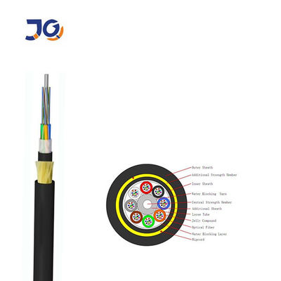Kabel ADSS z włókna optycznego jednowarunkowy kabel optyczny jednowarunkowy o rdzeniu 48
