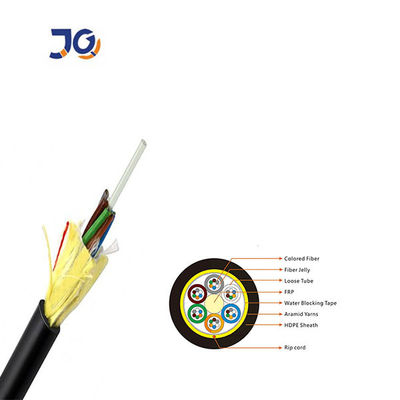Mierzerz kabli optycznych z włókna powietrznego w Jiqian ADSS 8 12 24 48 Kabel optyczny z pojedynczym modułem