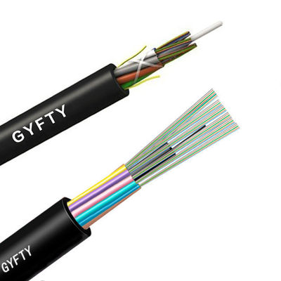 Kabel światłowodowy napowietrzny OEM GYFTY G652D 12 48 rdzeniowy z elementem wzmacniającym FRP