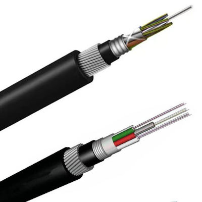 Zewnętrzny podwodny opancerzony Kabel światłowodowy GYTA33 stalowe przewody opancerzone 60 rdzenia