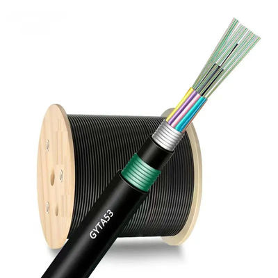 Podwójny obudowa podwójny opancerzony 2-144 rdzenie GYTA53 Kabel światłowodowy