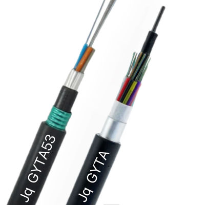 GYTA53 48 96 Podwójny rdzeń aluminiowy opancerzony kabel światłowodowy zewnętrzny bezpośredni pogrzeb jednowarunkowy