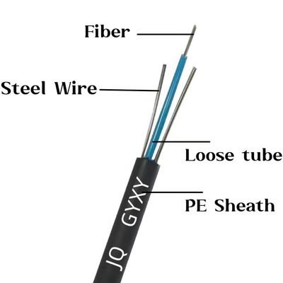 2 4 6 8 12 rdzenia Kabel światłowodowy zewnętrzny GYXY Kabel nieopancerzony