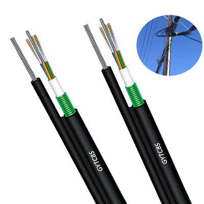 Jiqian overhead outdoor 48 rdzenia fig 8 kabel światłowodowy samodzielnie podtrzymujący się opancerzony fig 8 kabel światłowodowy GYTC8S