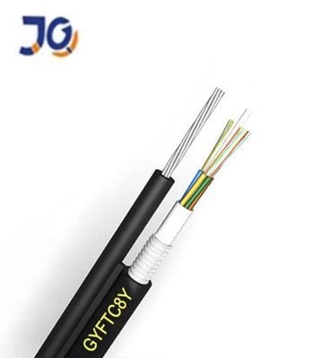 GYFTC8Y Włókno optyczne zewnętrzne rysunek 8 Kabel Stranded Loose Tube FRP Strength Member Aerial Cable