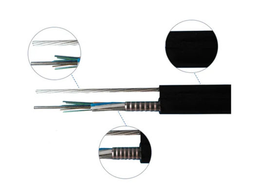 Włókno optyczne zewnętrzne nawierzchnie rysunek 8 APL Kabel opancerzony GYTC8A GYFTC8A