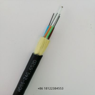 12 24 48 rdzenia światłowód ADSS G652D Kabel optyczny samodzielny