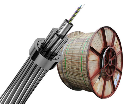 24 48 rdzeniowy kabel OPGW (optyczny kabel uziemiający) do systemu przesyłu energii