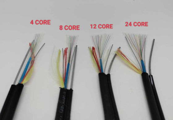 1.6mm Włókno włókna stalowego FTTH Mini Figura 8 Kabel światłowodowy