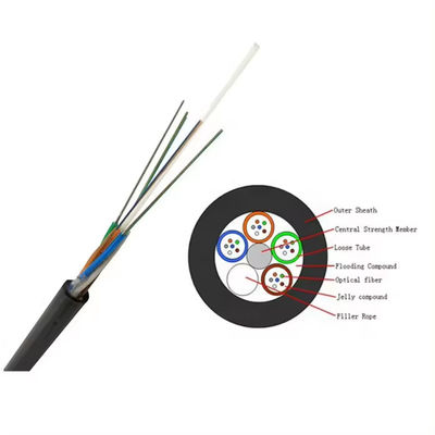 Gorąco sprzedawać 48 rdzenia SM GYFTY Nieoptyczny kabel optyczny z włókien optycznych dla kanałów i podziemnych