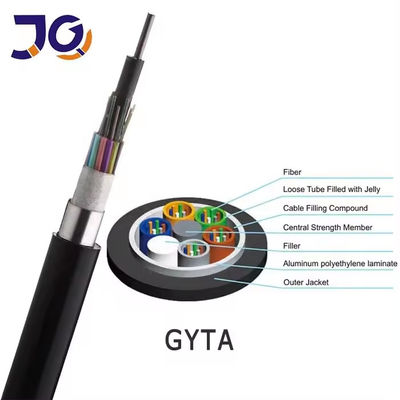 Gorąca sprzedaż 12 rdzenia GYTA GYTS Stranded Loose Tube Armored SingleMode MultiMode Outdoor Fiber Optical Cable