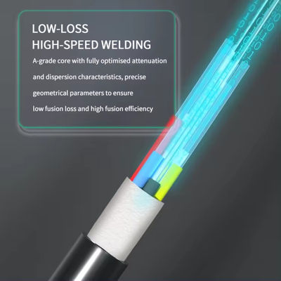 72 rdzenia GYFTY Żel wypełniony Niemetaliczny członek siłowy Telekomunikacja Kabel światłowodowy