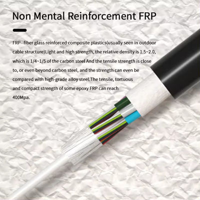 72 rdzenia GYFTY Żel wypełniony Niemetaliczny członek siłowy Telekomunikacja Kabel światłowodowy