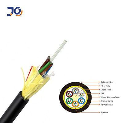 Dobra jakość cena fabryczna 24Core 48Core SM G652D Single-sheath All-Dielectric ADSS Aerial Fiber Optic Cable