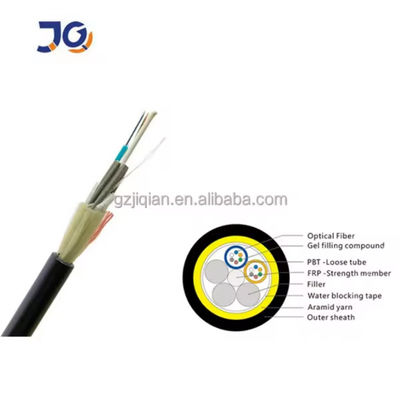 12Fo Fiber Optic ADSS Kabel Adss 12 Core Price Per KM Kabel Fiber Optic Samoobsługa z opakowaniem bębnem