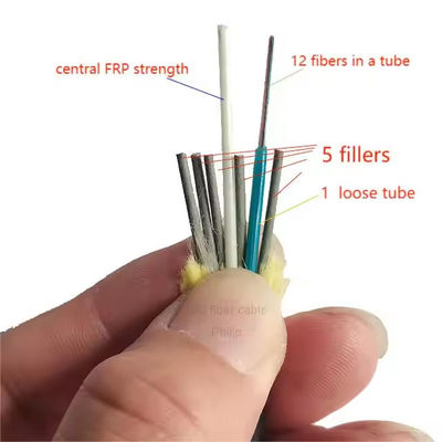 12Fo Fiber Optic ADSS Kabel Adss 12 Core Price Per KM Kabel Fiber Optic Samoobsługa z opakowaniem bębnem
