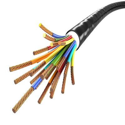 48-rdzeniowy pancerny hybrydowy światłowód fotoelektryczny GDTA GDTS z przewodami zasilającymi 2x2mm