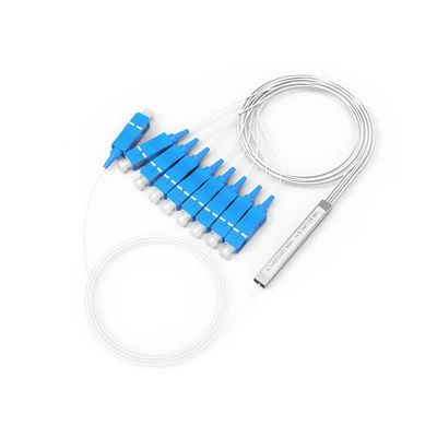 FTTH mini stalowy przewód plikoplastyczny 1x2 1x4 1x8 1x16 splitter optyczny